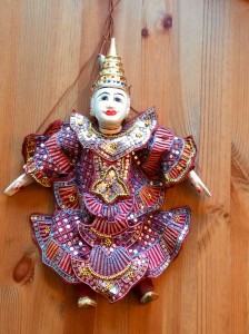Cambodian marionette for Puppets Around Asia Box