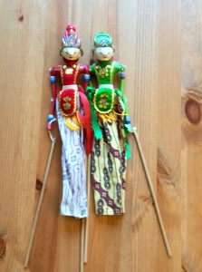 Wayang Golek wooden puppets