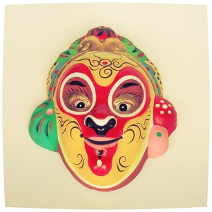 Museum Bento monkey king mask