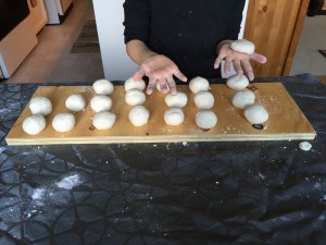 Rice dough balls